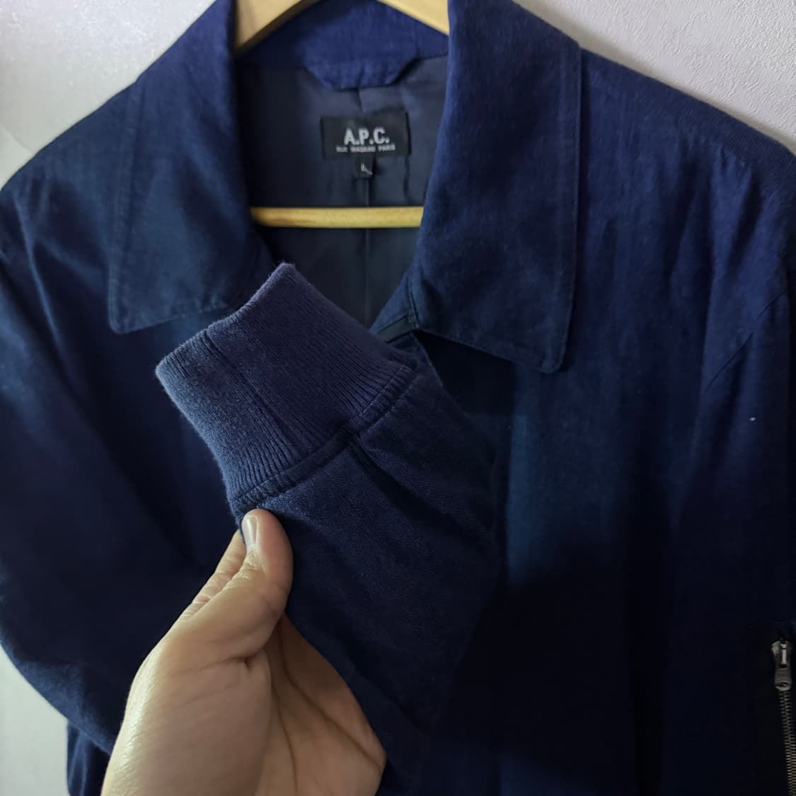 A.P.C 아페쎄 데님 MA-1 블루종 L(100) 상품이미지6