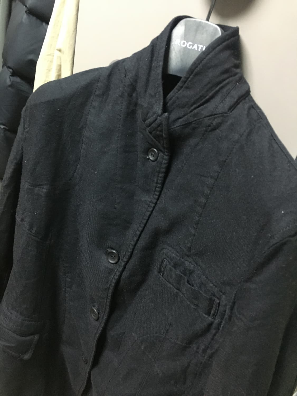 꼼데가르송 옴므 스트라이프 큐프로 리버서블  자켓 상품이미지4