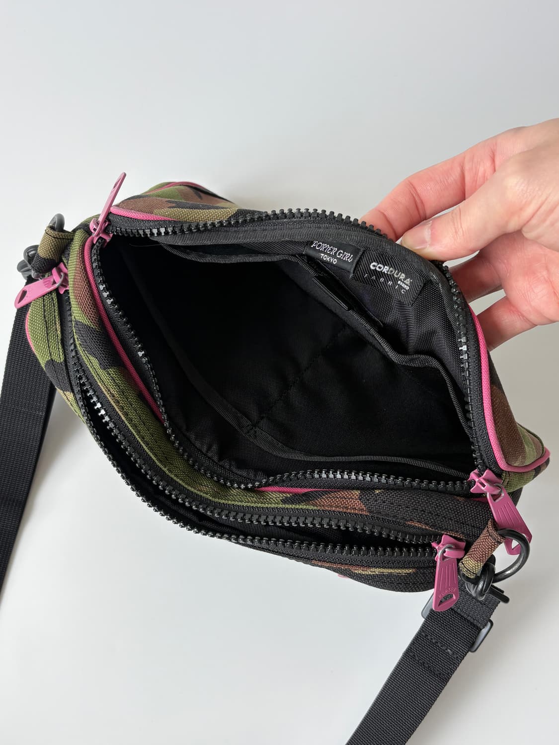 Cordura Square Shoulder Bag (Camo) 상품이미지7