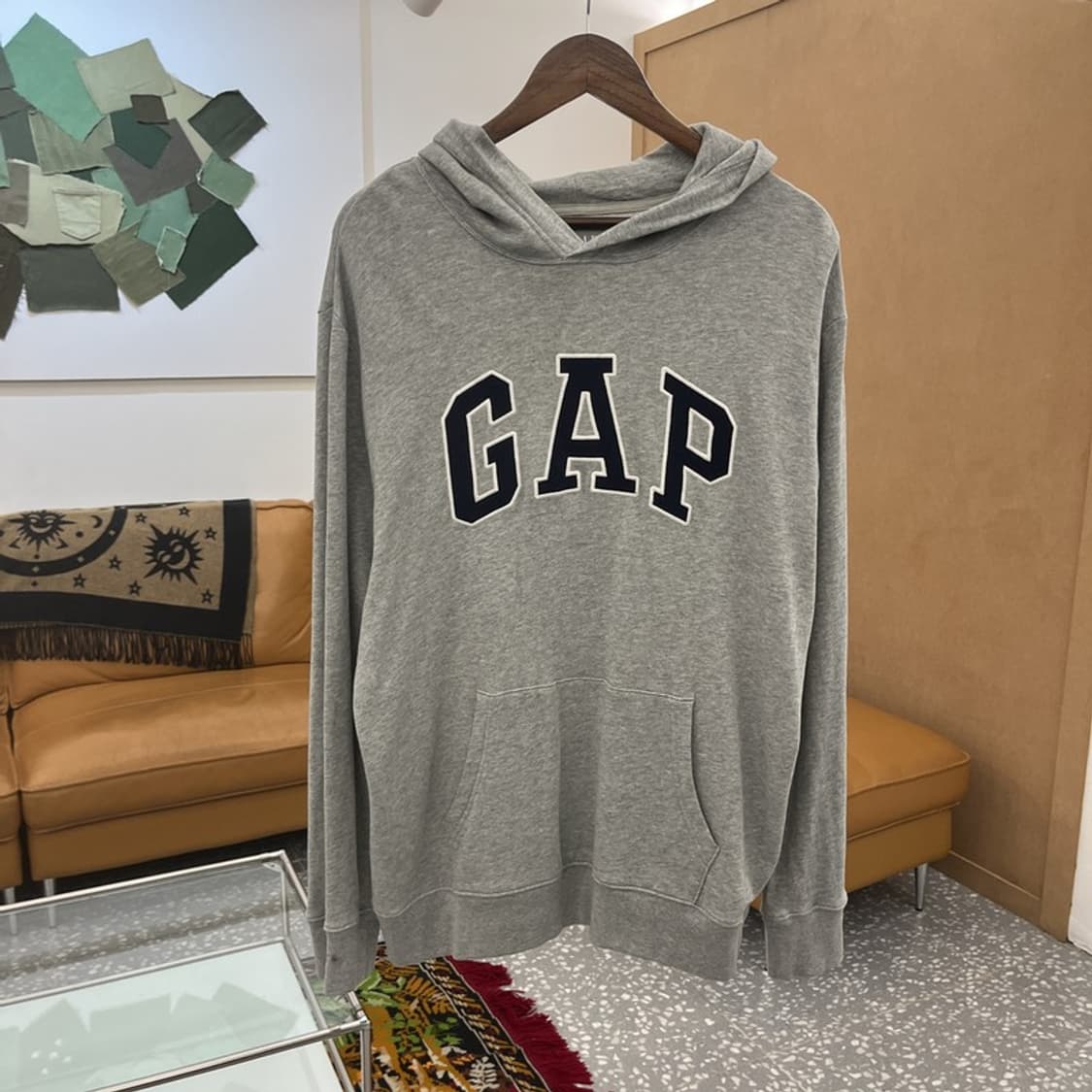 갭 GAP 빅로고 오버핏 후드티 105 C05982 상품이미지2