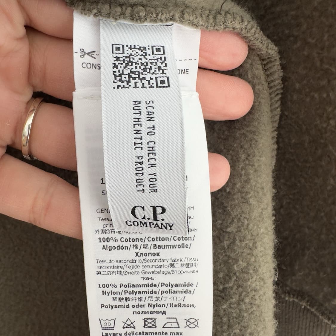 CP컴퍼니 고글 플리스 후드집업 상품이미지6