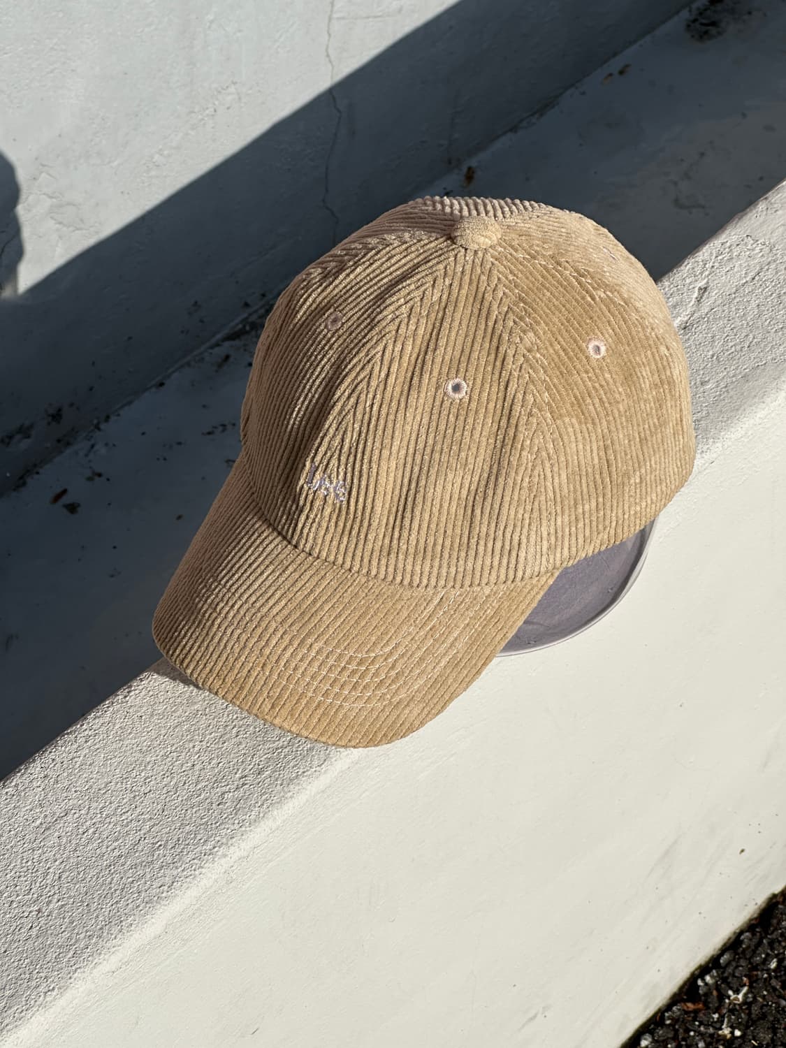 [M-L] Lee 리 베이지 코듀로이 볼캡 모자 상품이미지2