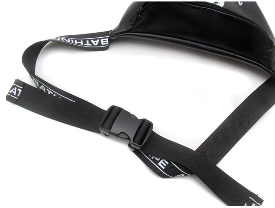 (수수료판매자부담)베이프 잡지부록 블랙 힙색 상품이미지4