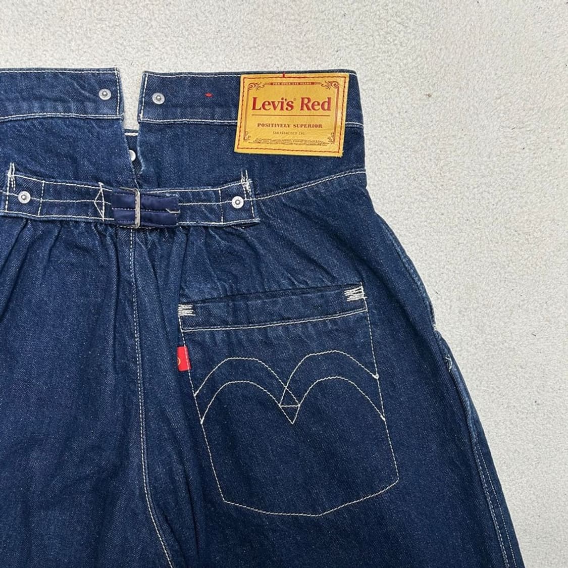 리바이스 00's 레드탭 와이드 벌룬 데님 팬츠 27 상품이미지4