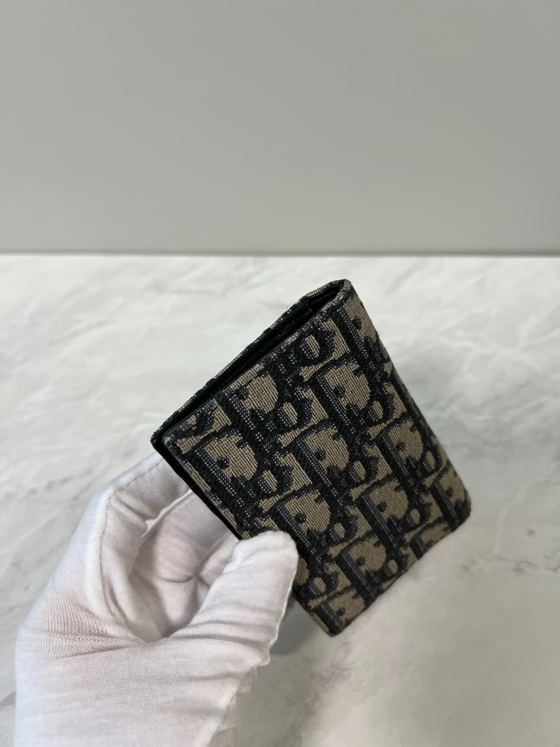 디올 오블리크 자카드 오거나이저 지갑 상품이미지5