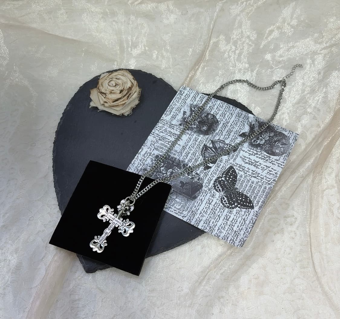 빈티지 십자가 쿠바체인 목걸이 상품이미지3