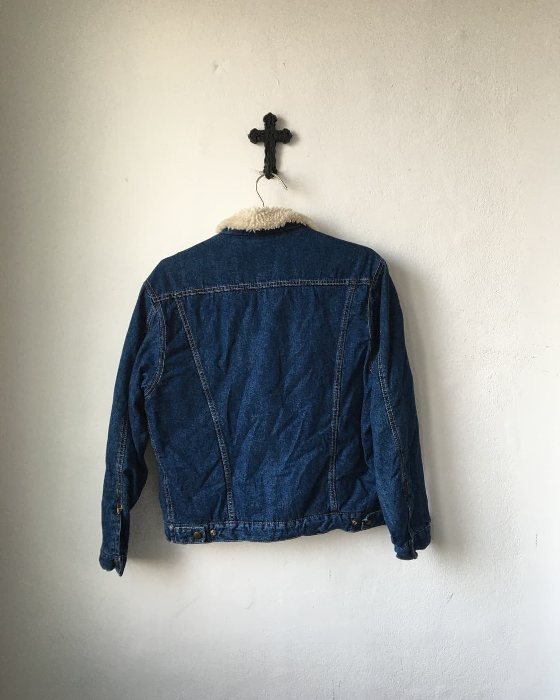 Fake fur denim jacket 상품이미지3