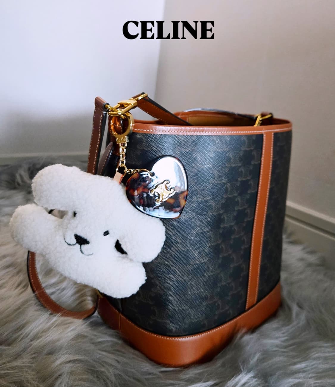 셀린느 트리옹프 버킷백 미디움 상품이미지7