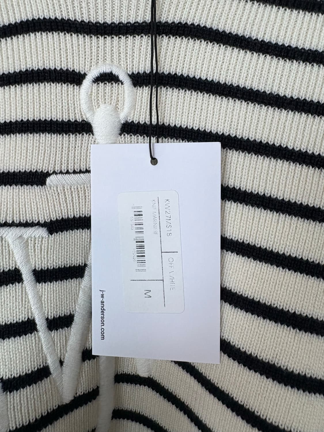 JW앤더슨 스트라이프 니트 S/S M사이즈 상품이미지3
