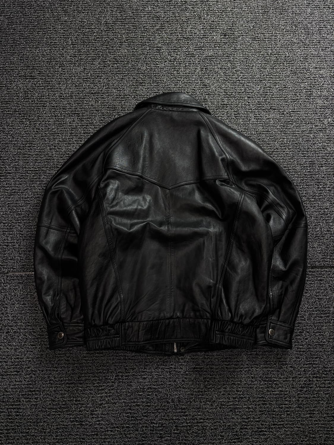 POLOZONE 램스킨 a-2 레더 봄버 자켓 1628 상품이미지4