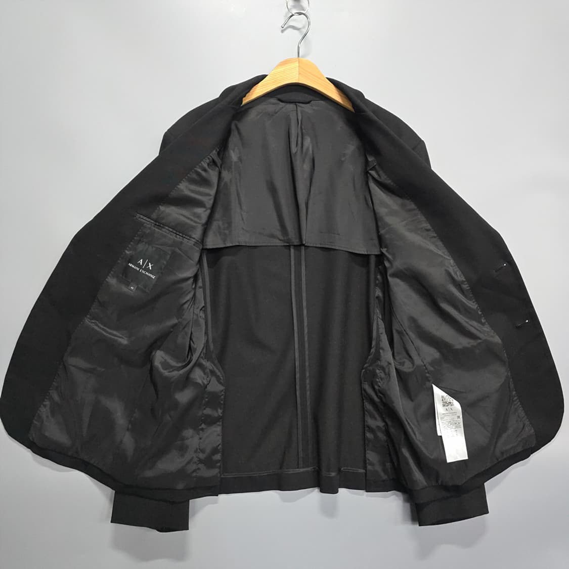 아르마니 익스체인지 AX 블랙 싱글 블레이저 42 상품이미지5