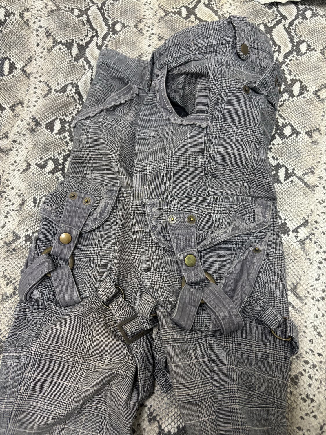 [apestein]00’s Check Bondage Detail Pant 상품이미지9