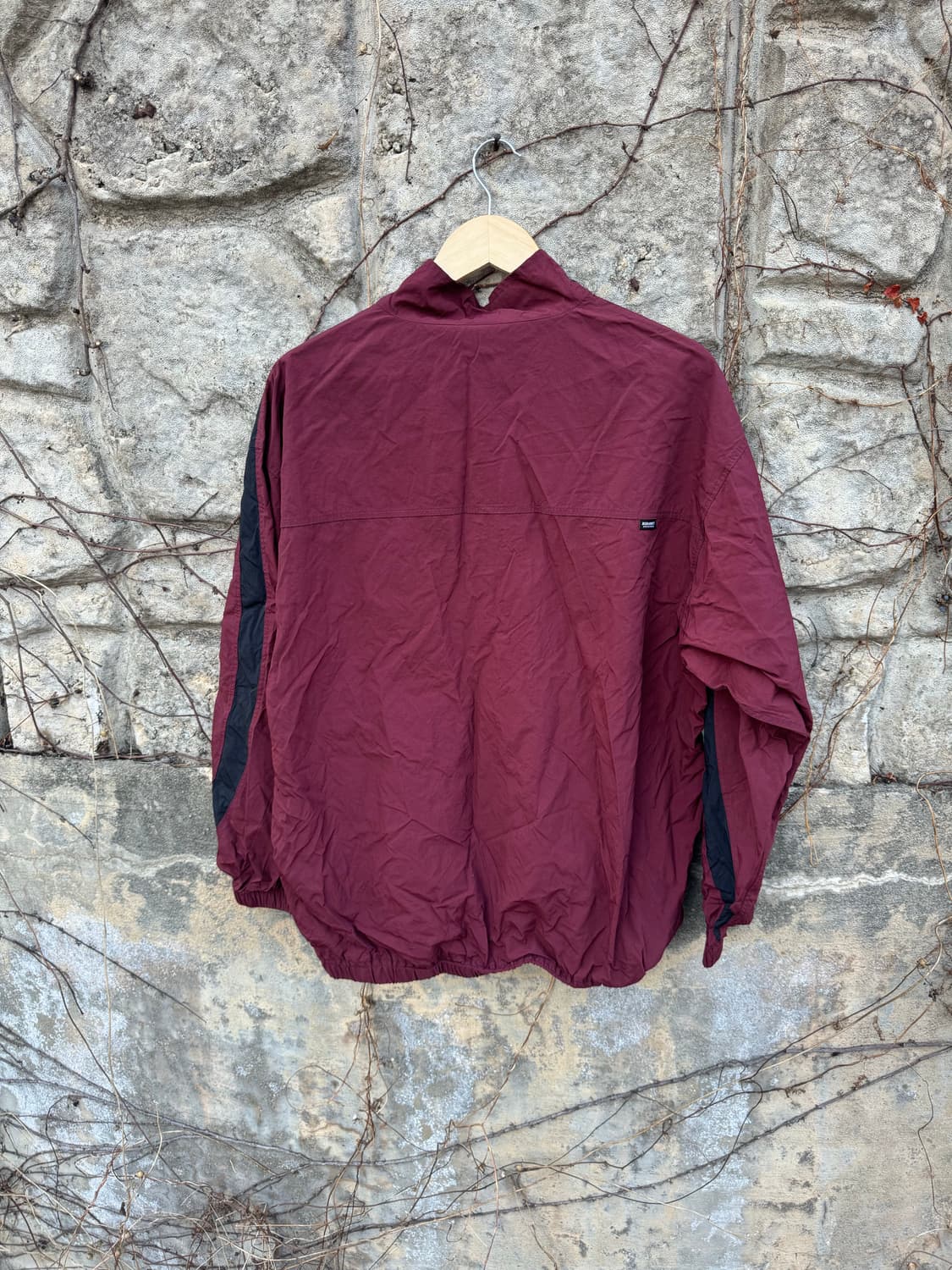 비에스래빗 스노우보드복 버건디 풀오버 아노락 자켓 상품이미지2