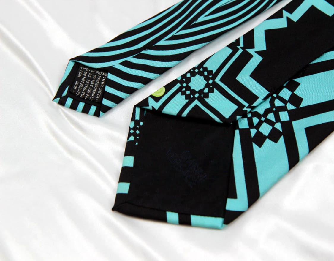 베르사체 9.1cm B+등급 남자 명품 넥타이 상품이미지4