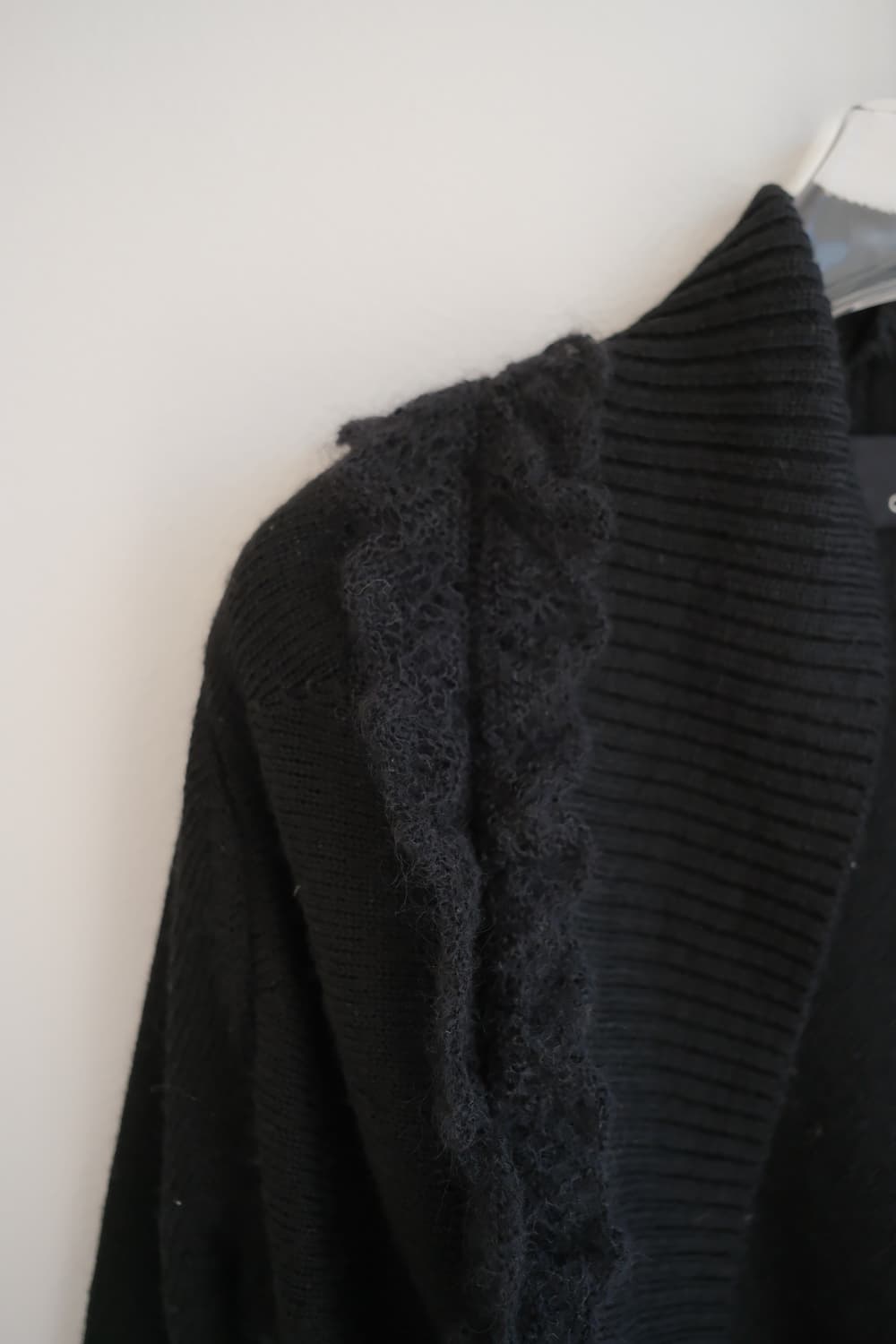 Shawl collar mohair bolero cardigan 상품이미지6