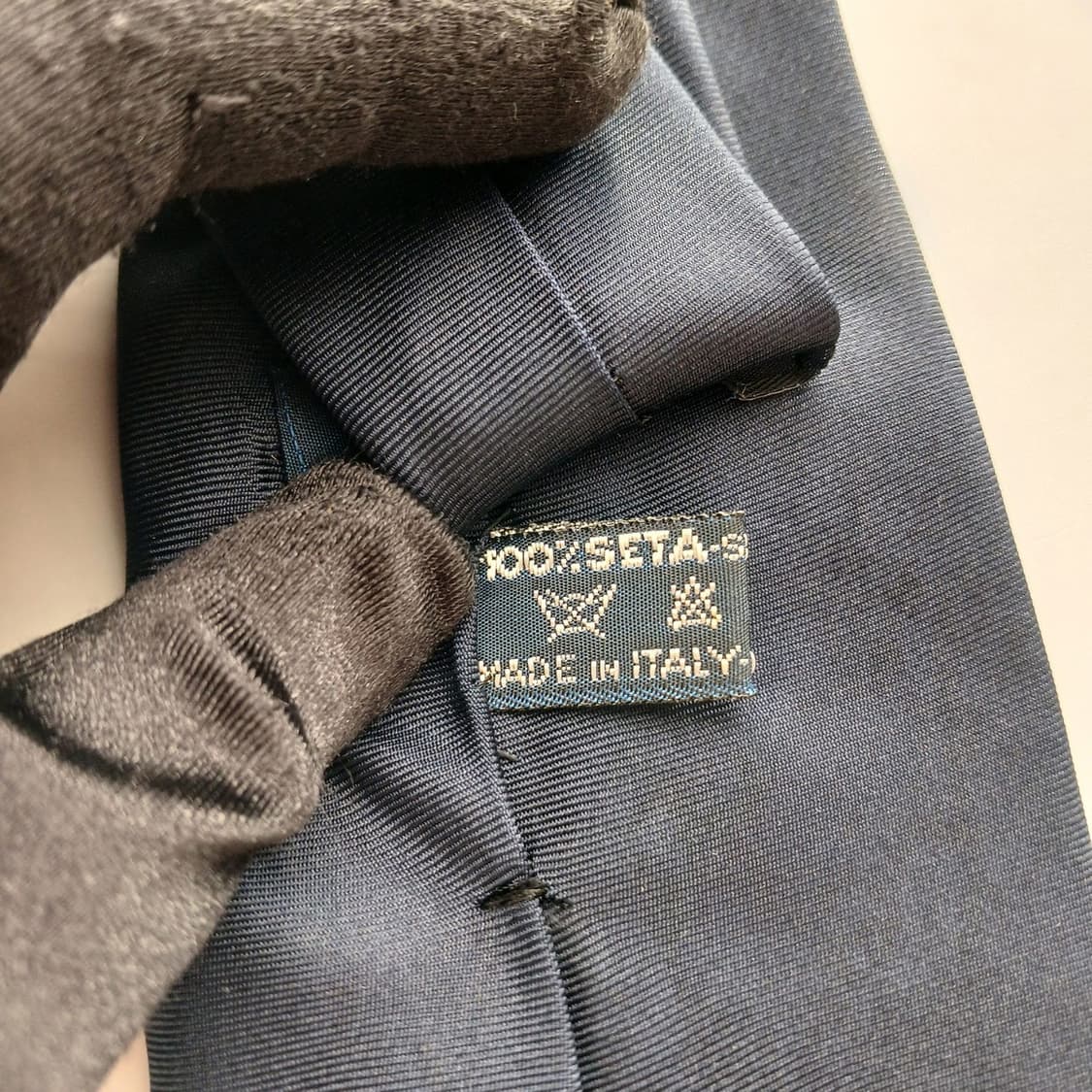 밀라숀 실크 네이비 아가일 패턴 넥타이 9.1cm A+등급 A18795
 상품이미지7