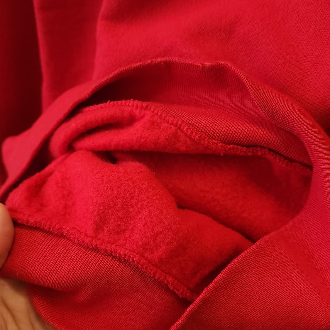 90s TULTEX 빈티지 스웻셔츠 플레인 스웻셔츠 레드 M 상품이미지6