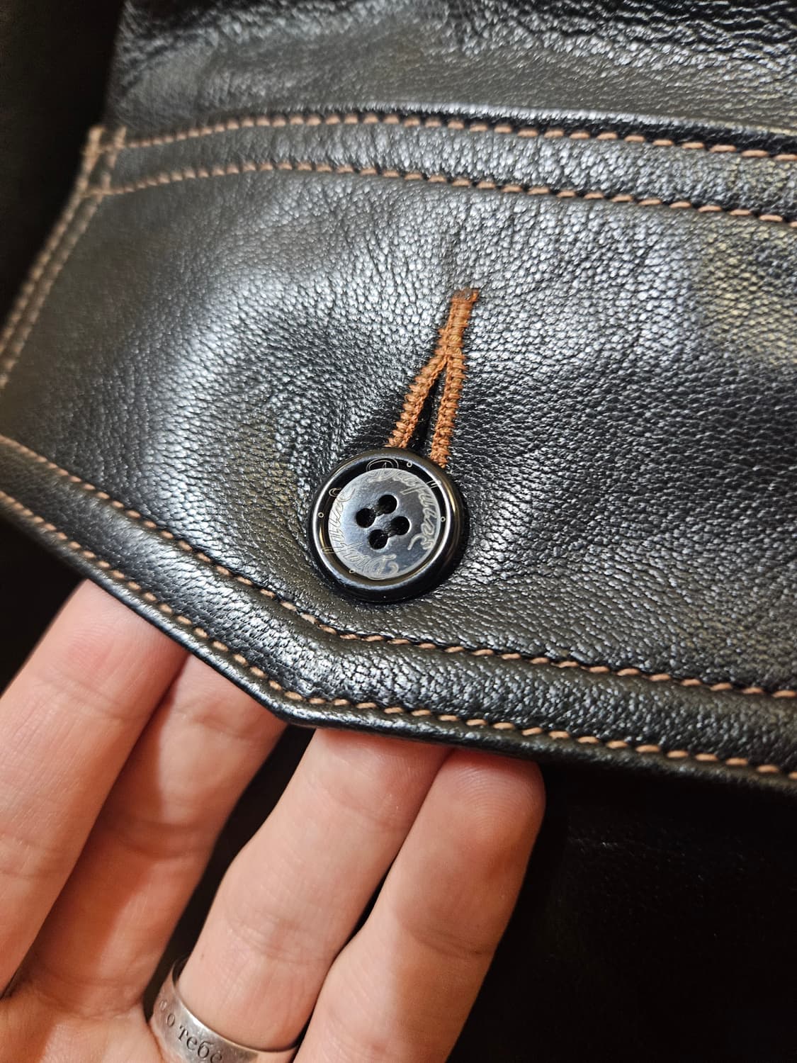 95 M) 디아프바인 G-1 염소가죽 고트스킨 자켓 A-2 상품이미지8