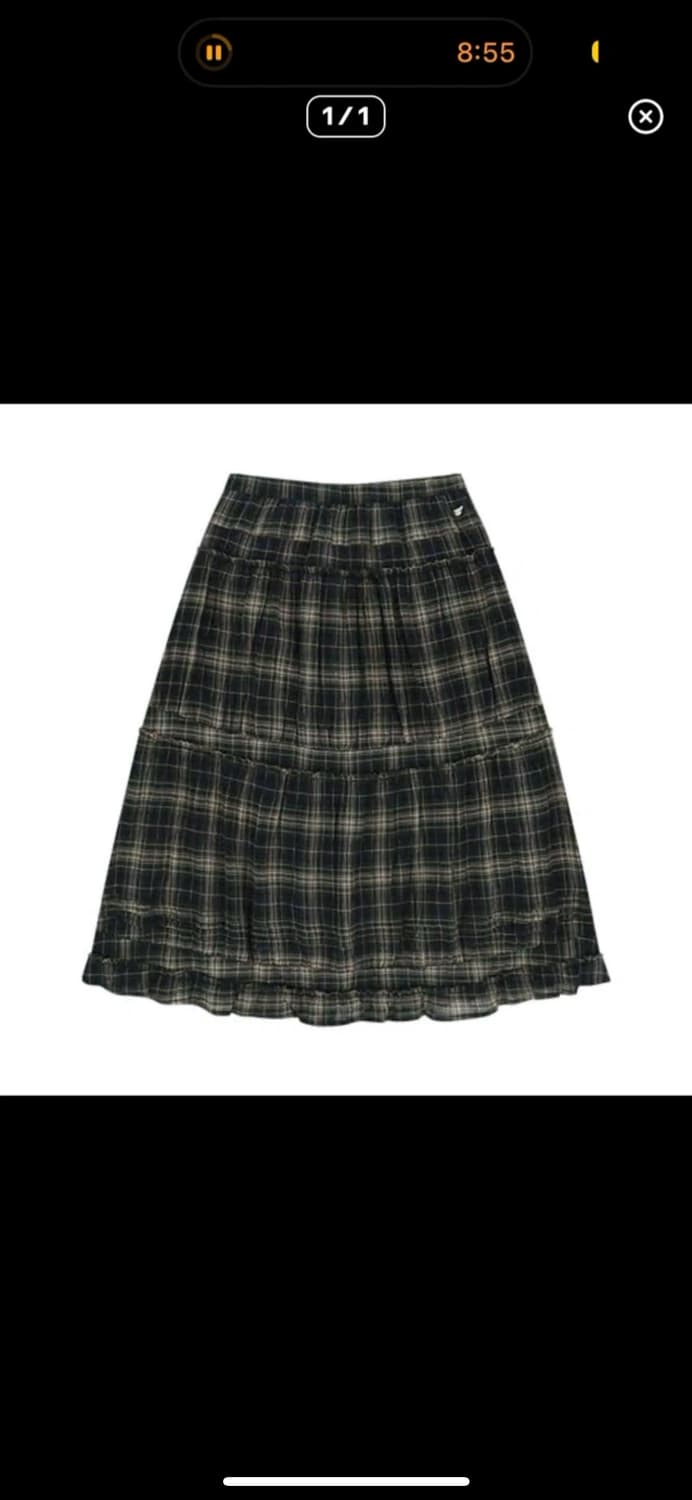 구함) 코이세이오 셔링 미디 스커트 상품이미지1