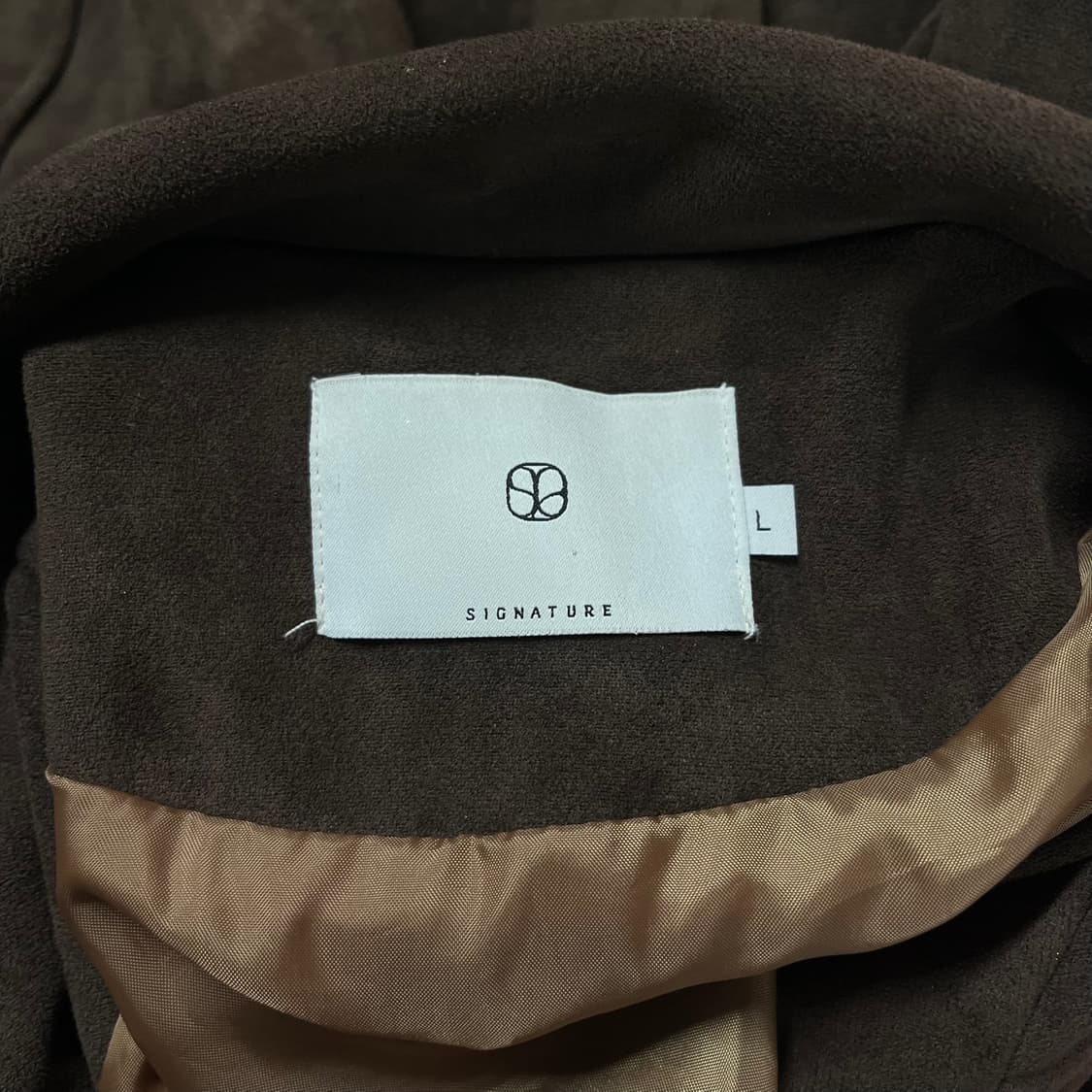 [L] 시그니처 브라운 스웨이드 블루종 자켓 상품이미지6
