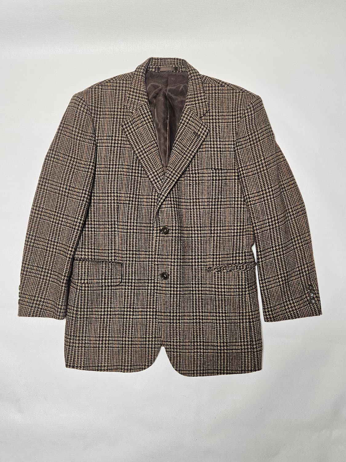 빈티지 체크 모직 자켓 상품이미지1