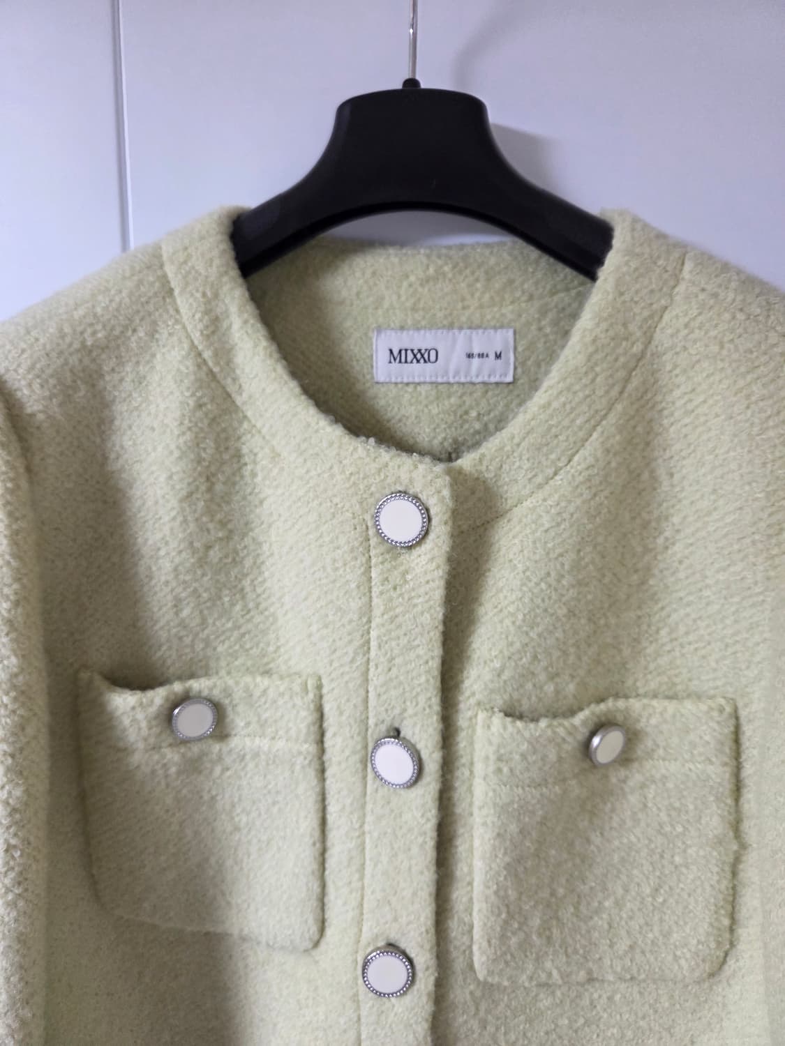 미쏘 노카라 트위드 자켓 상품이미지3