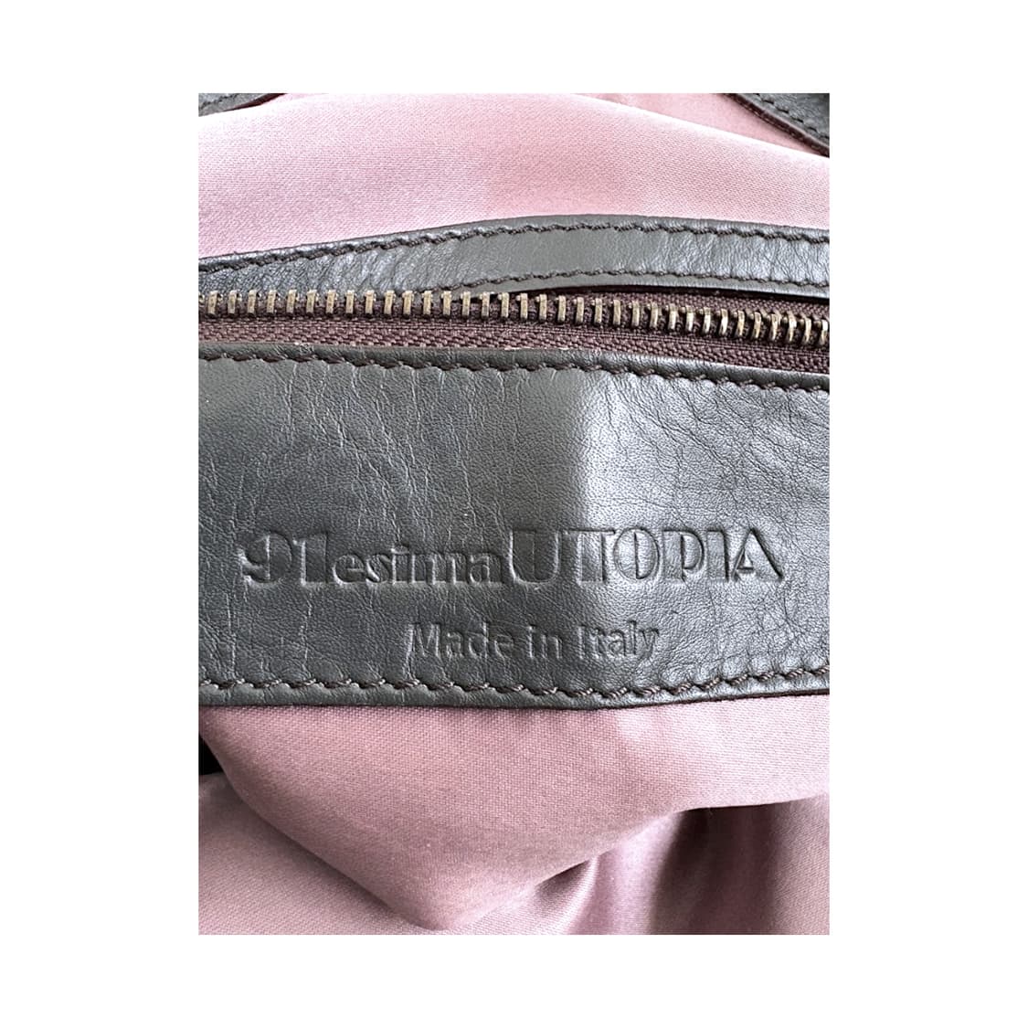 나인티퍼스트 유토피아 소가죽 라운드 토트백 꼼데가르송 이세이미야케 스타일 상품이미지9