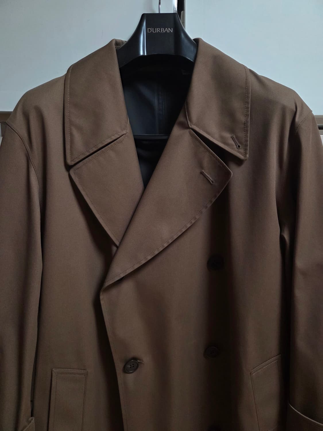 유니클로U 블록테크 트렌치코트 다크베이지 L사이즈 상품이미지4