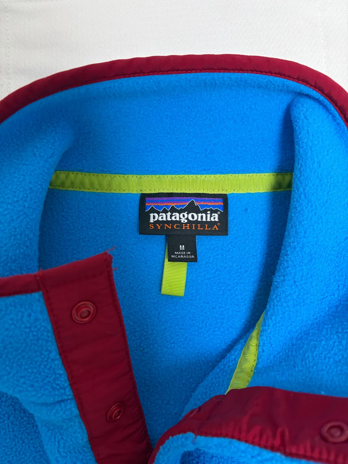 파타고니아 신칠라 일렉트론 블루 M 판매합니다 상품이미지4