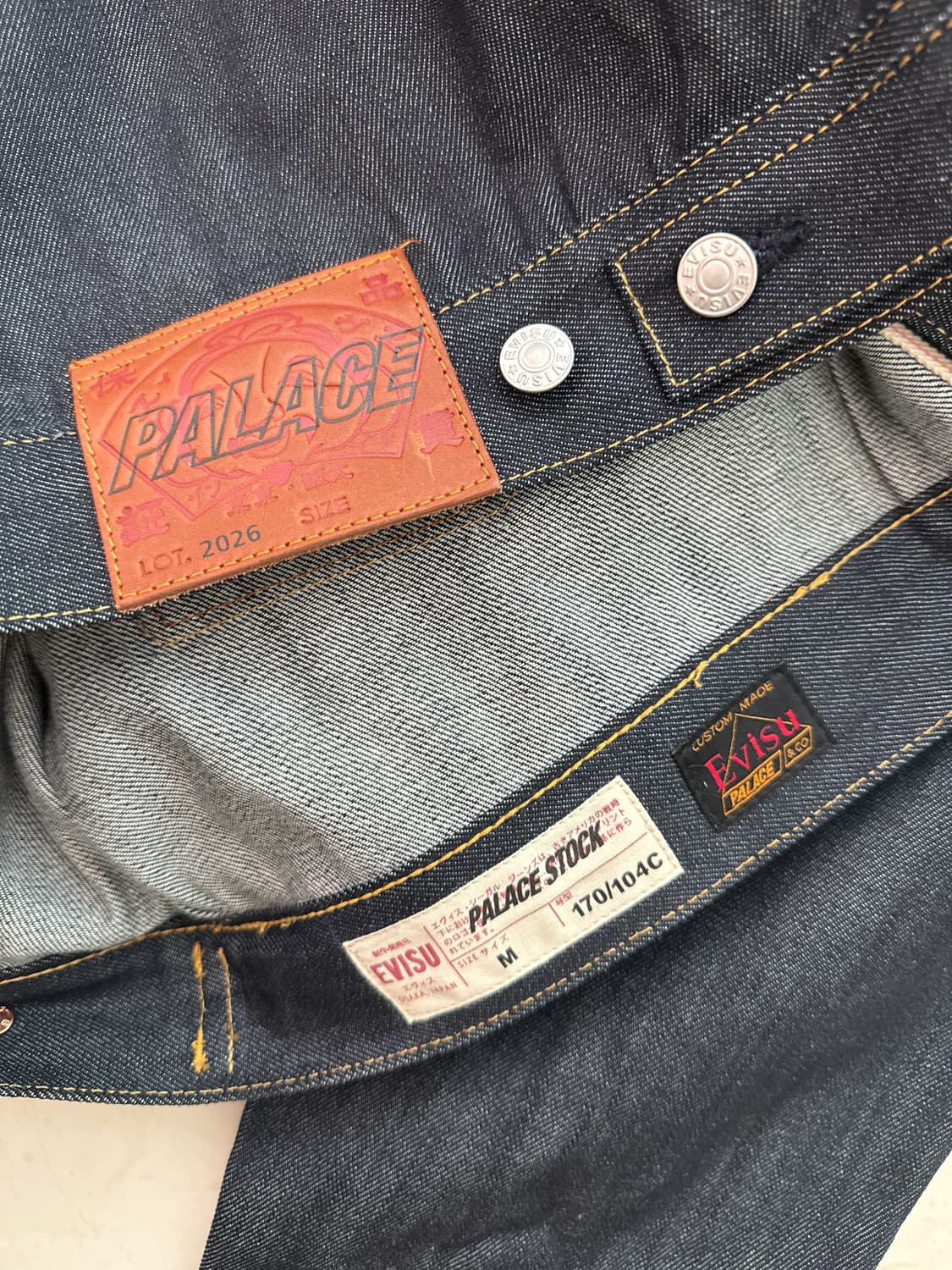 Palace X Evisu 2026 type 2 Denim Jacket 상품이미지5