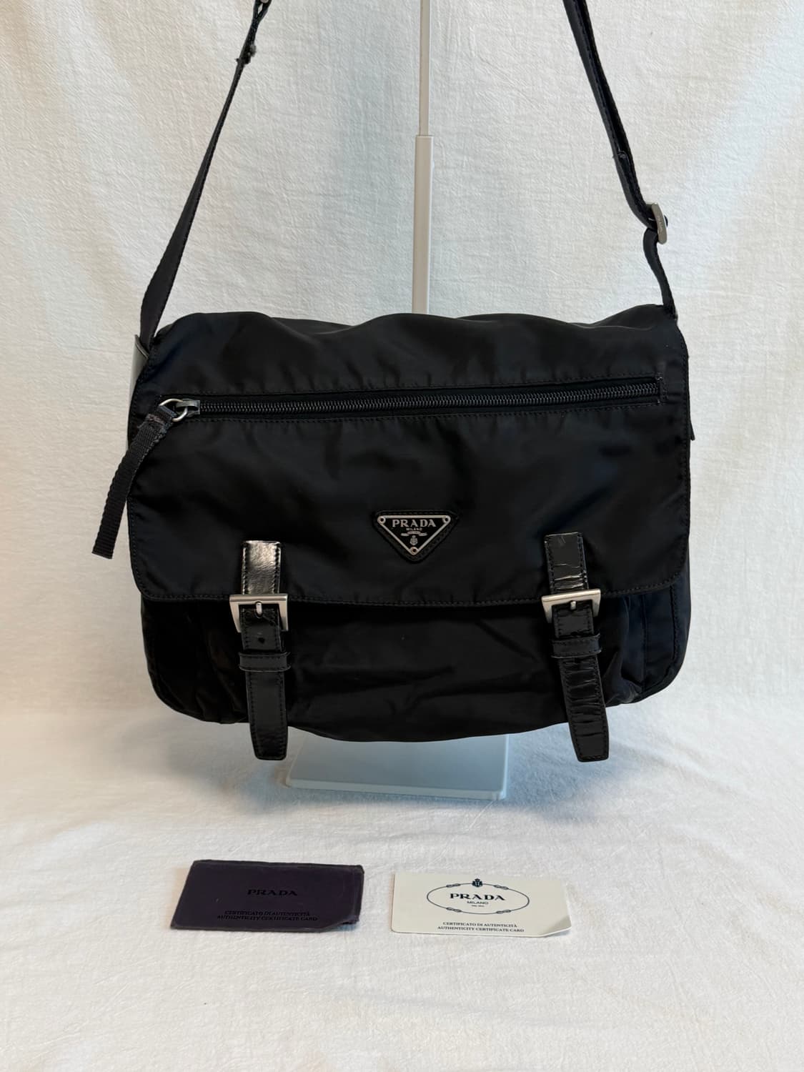 정품 프라다 포코노 나일론 메신저백 크로스백 숄더백 상품이미지1