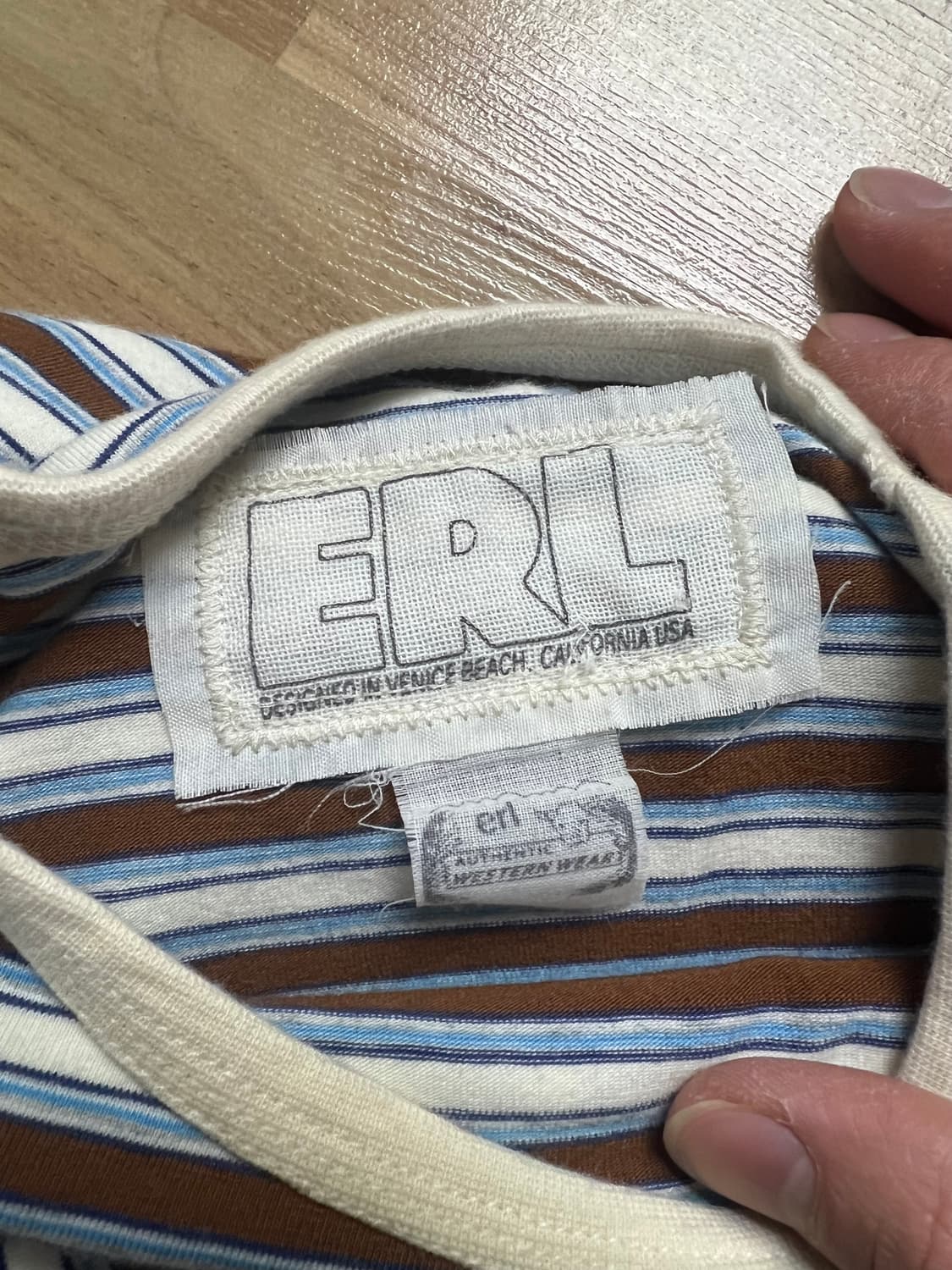 ERL 스트라이프 티셔츠 S 상품이미지3