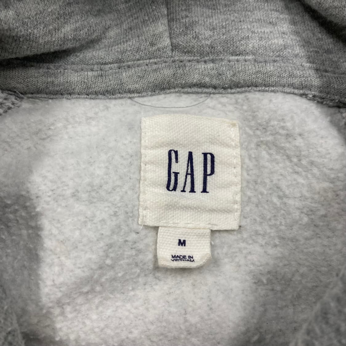 GAP 그레이 컬러 스펠아웃 빅로고 후드티 상품이미지3