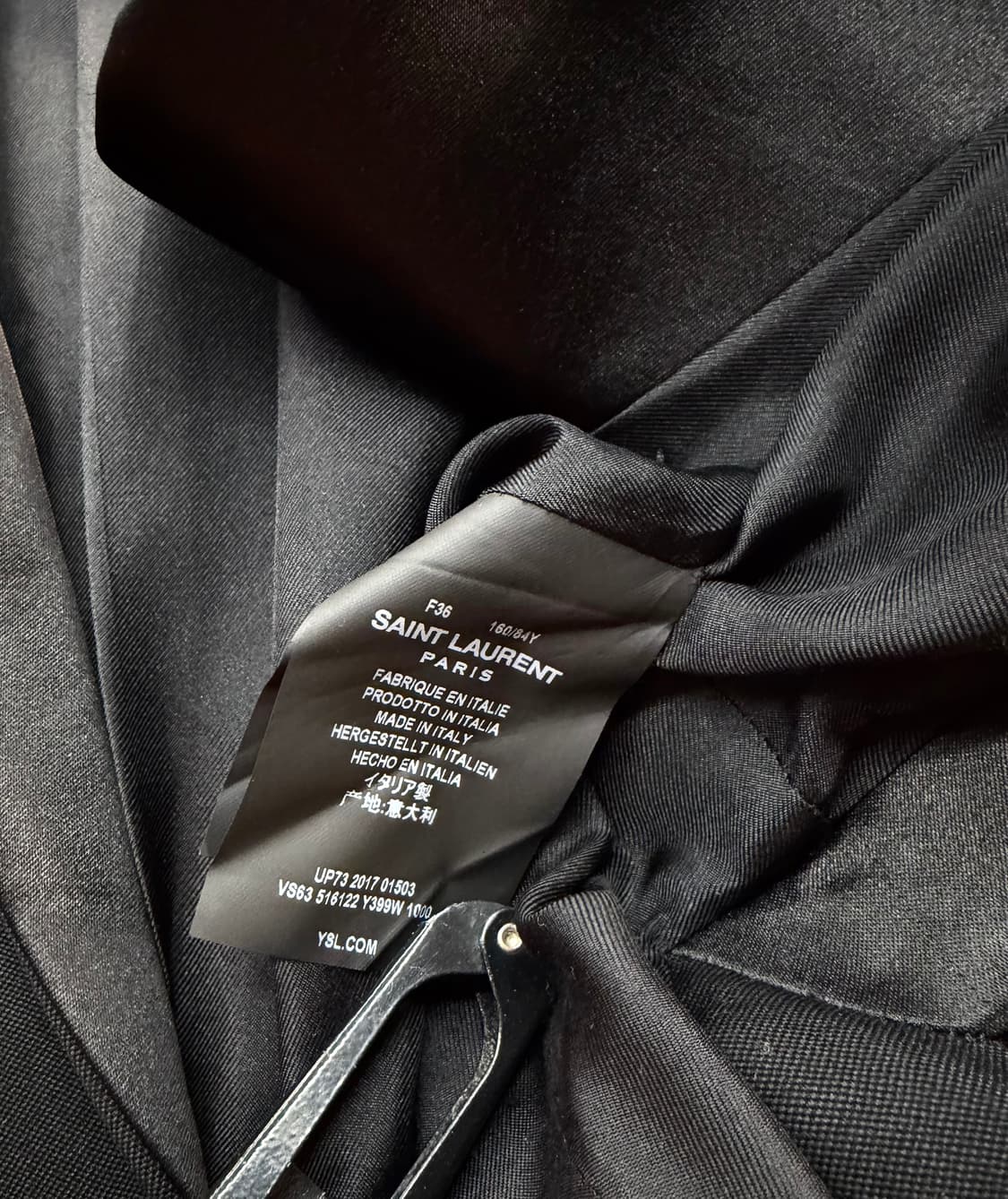 36/ 생로랑 17SS 크롭 비대칭 블레이저 자켓 상품이미지9