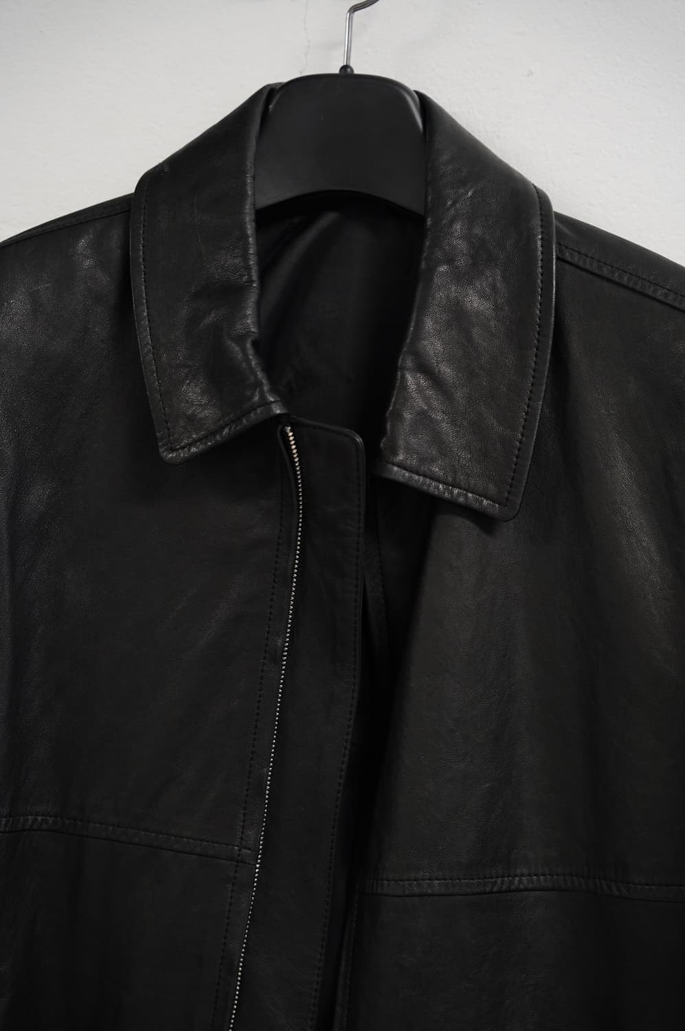 [N][M]베지터블 램스킨 레더 자켓 상품이미지2