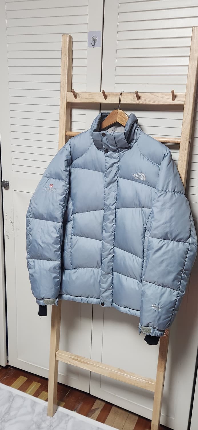 노스페이스 스카이블루 눕시 900 필 파워 패딩 자켓 상품이미지5