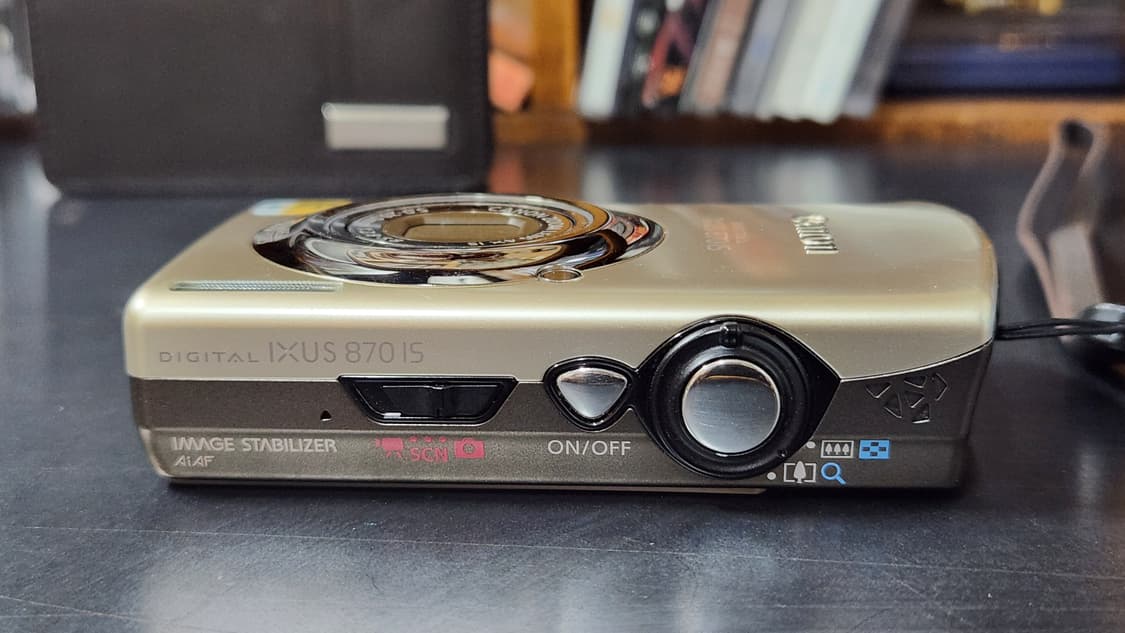 캐논 IXUS 870is 빈티지 디카 (브라운 색상) 상품이미지9