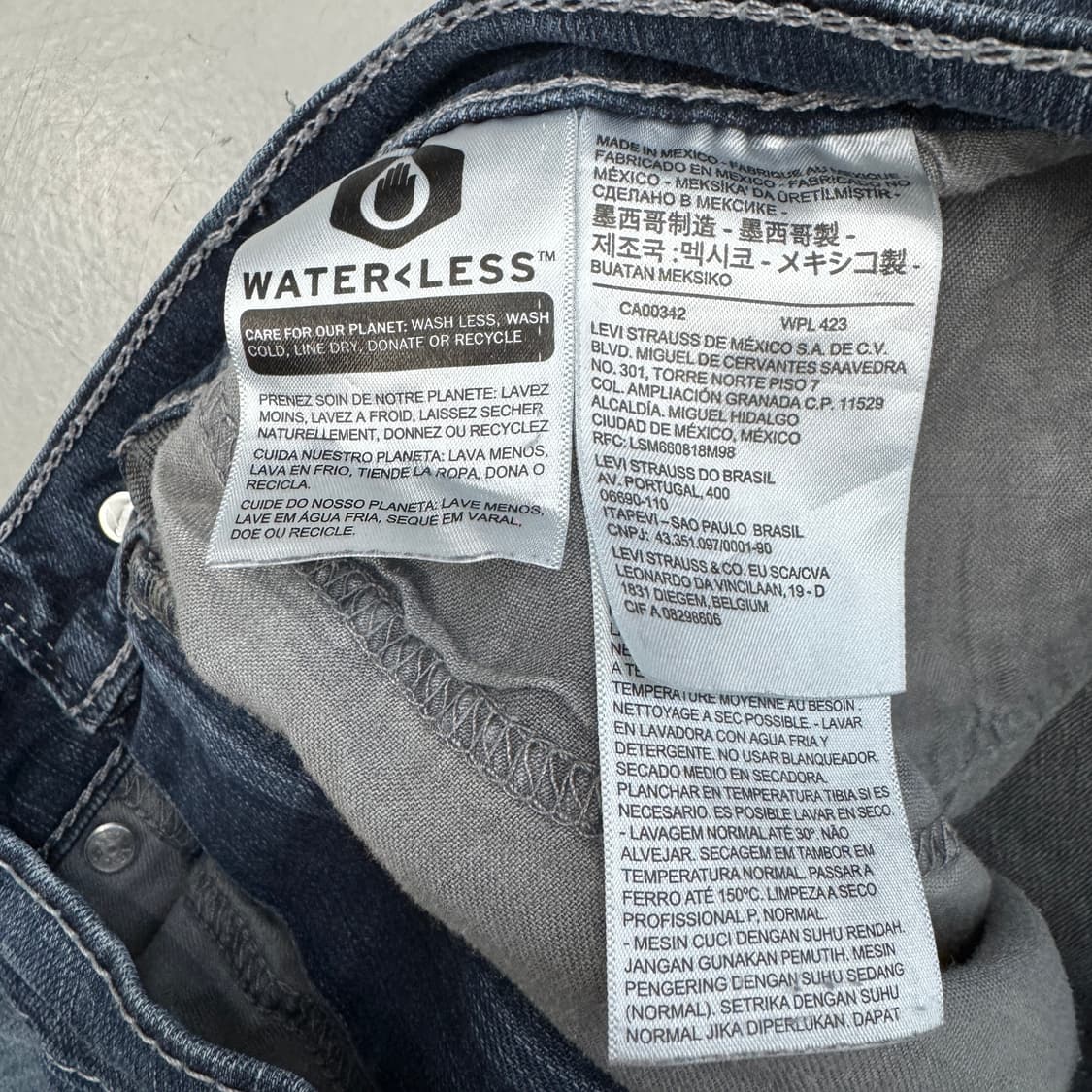 리바이스 559 새깅 워싱 스케이터 데님팬츠 상품이미지8