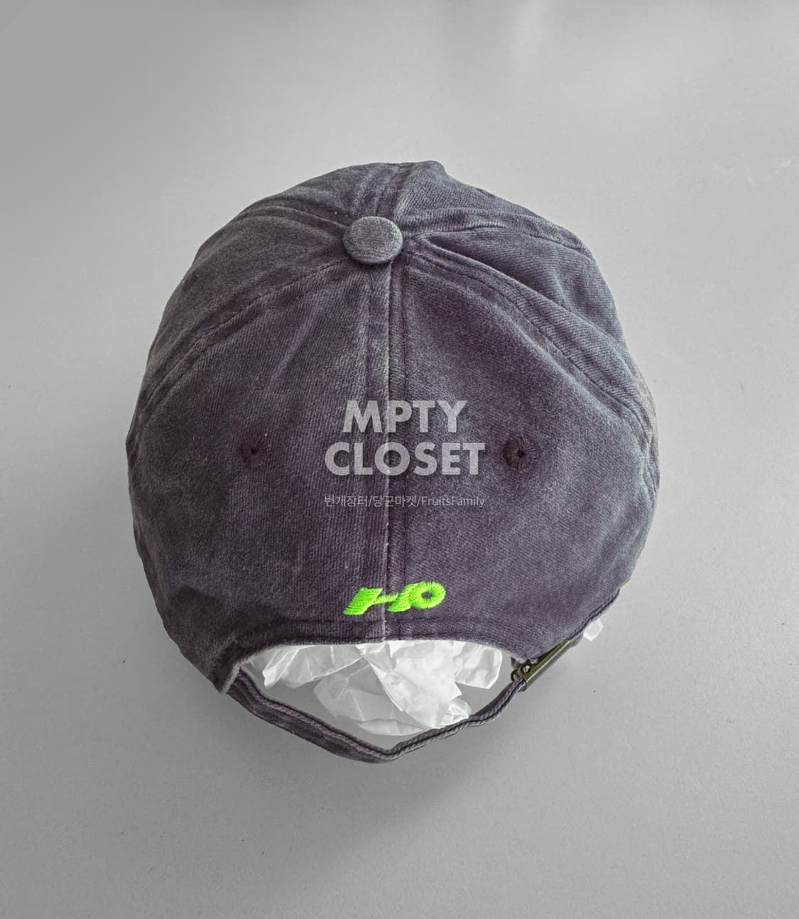 Hoho Coco Plot Twist 워시드 볼캡 퍼플 상품이미지3