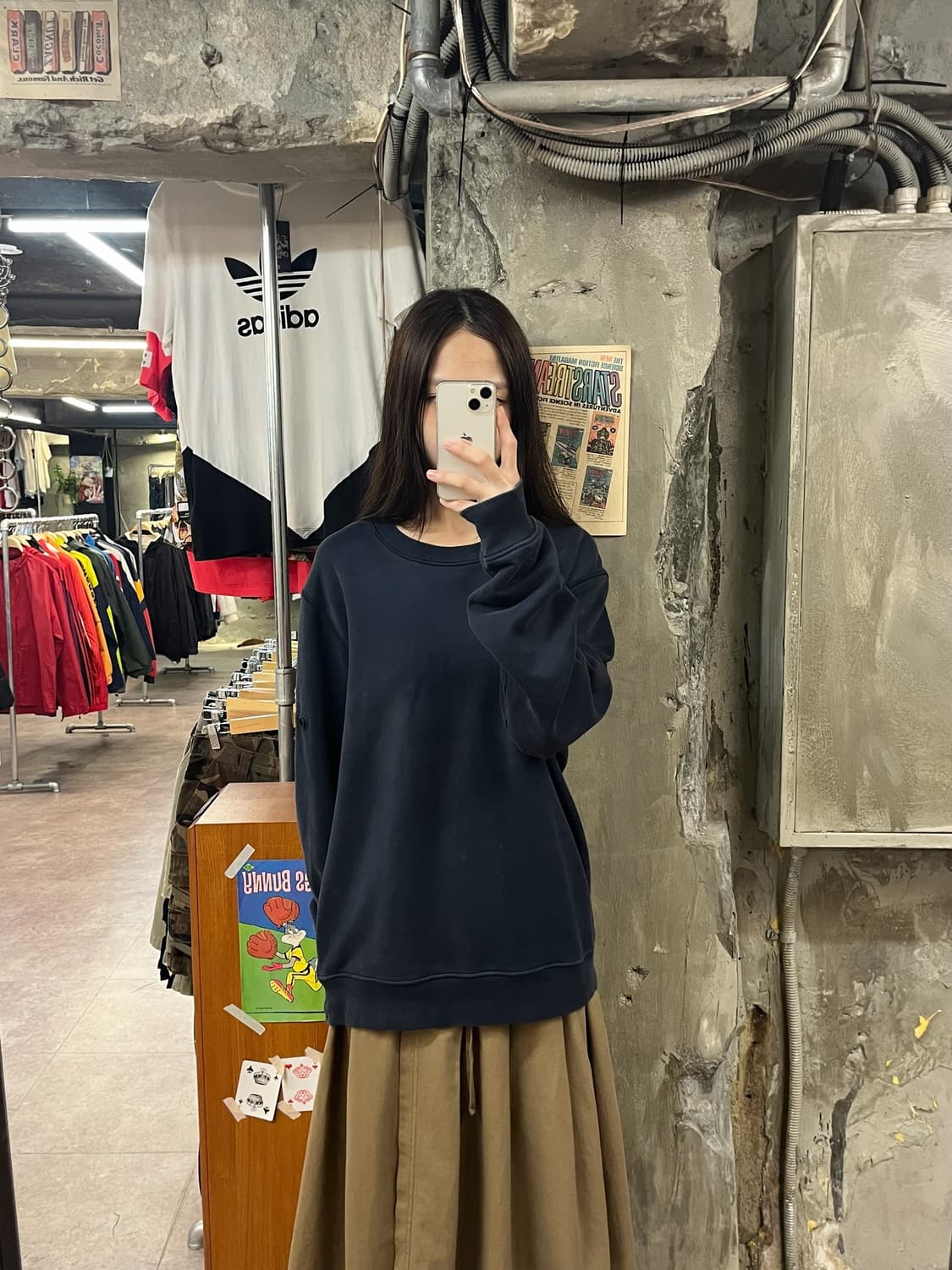 스톤 아일랜드 맨투맨 그레이 L #csz1363 상품이미지2