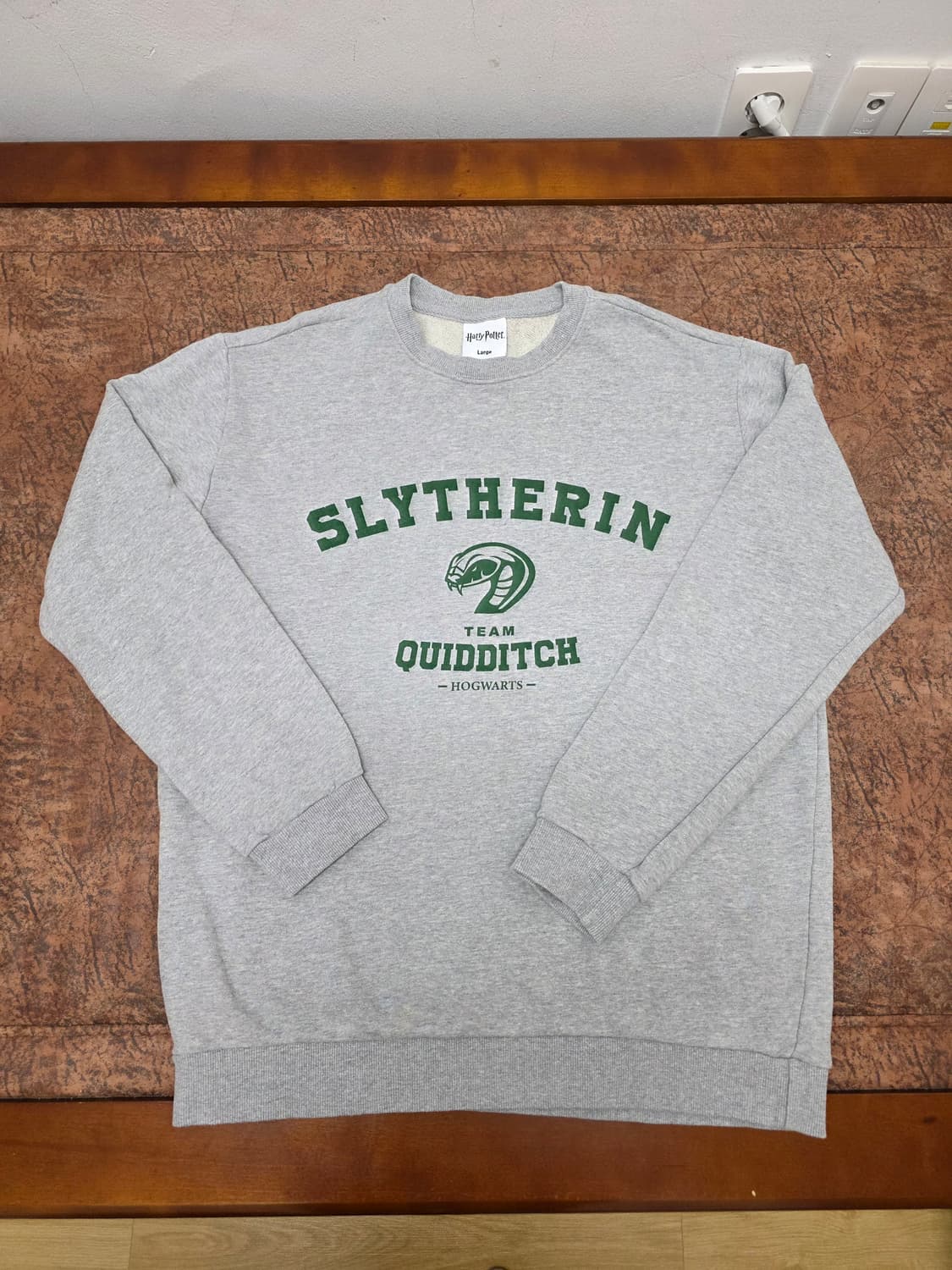 해리포터 슬리데린 퀴디치팀 맨투맨 L 상품이미지1