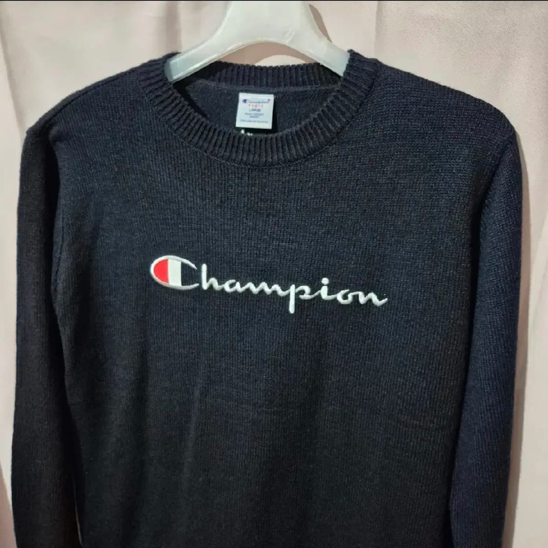 s급 챔피온 니트 블랙 L 남녀공용 상품이미지5