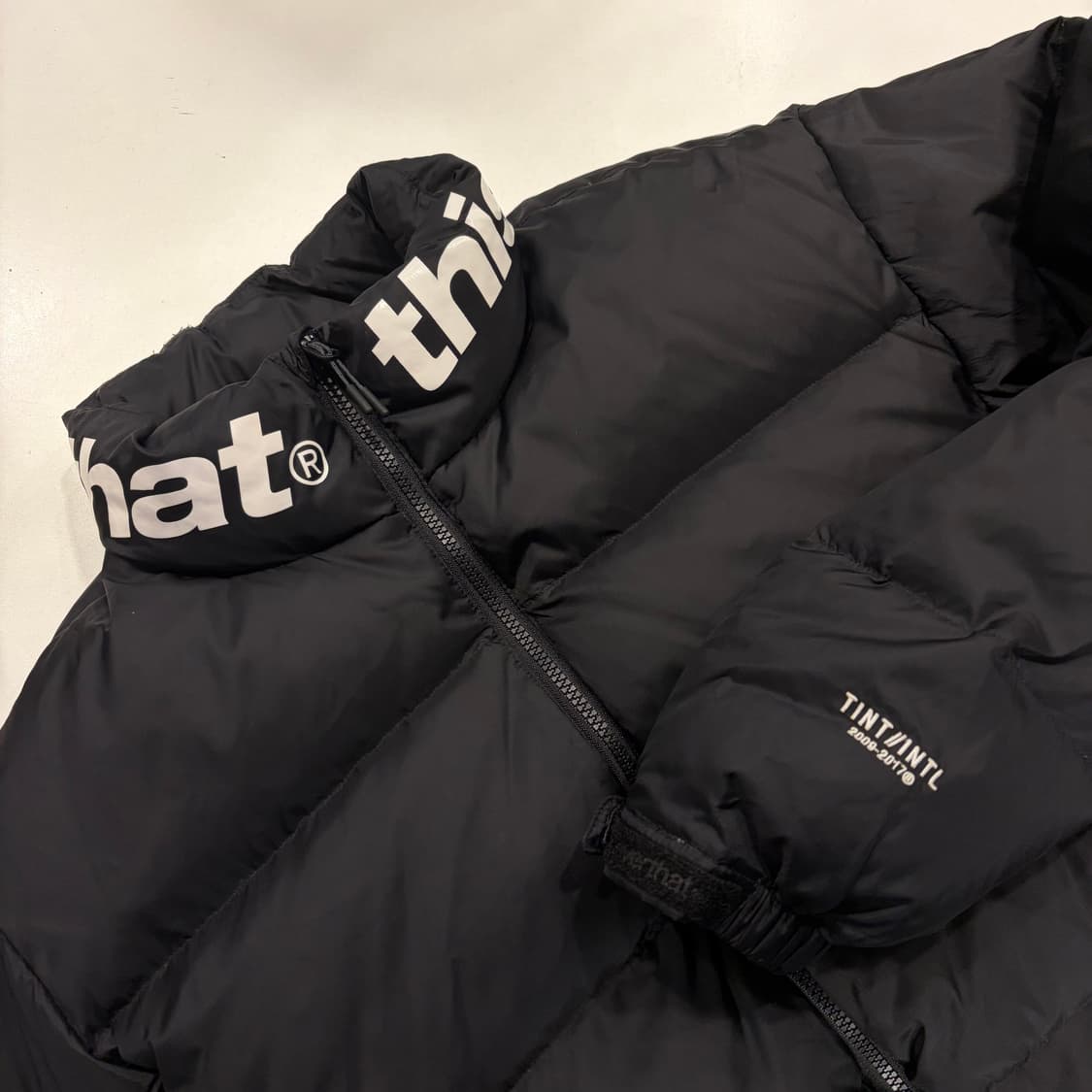 [L] 디스이즈네버댓 TINT 블랙 패딩 점퍼 B677 상품이미지3