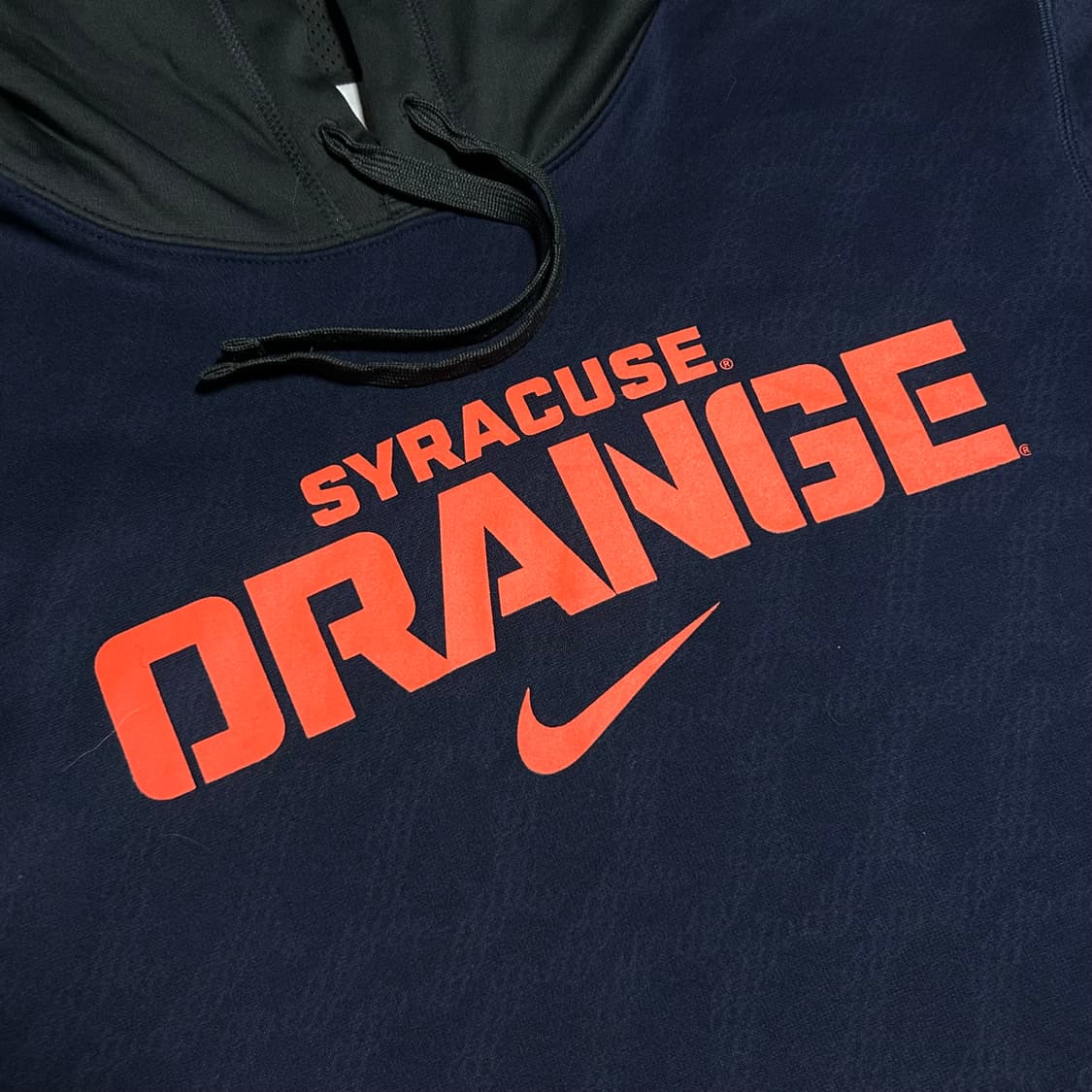 [L] Nike USA 나이키 시라큐스 네이비 폴리 후드티 상품이미지4