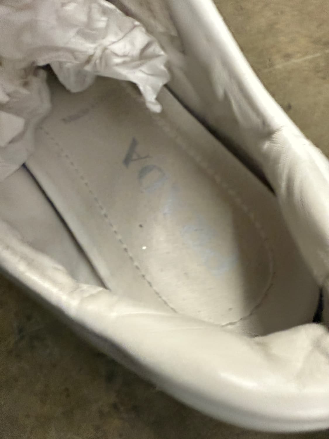 프라다 정품 1E125M 화이트&레드 컬러 비텔로 애비뉴  스니커즈 상품이미지6