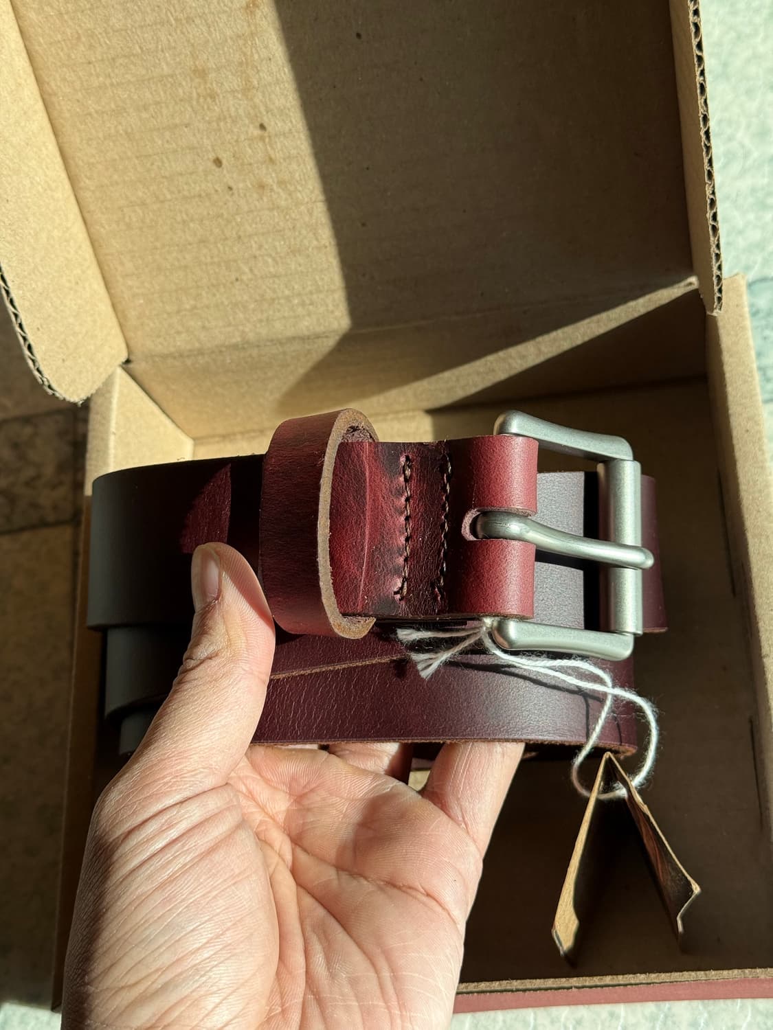 레드윙 헤리티지 벨트 32 블랙체리 엑스칼리버 상품이미지1