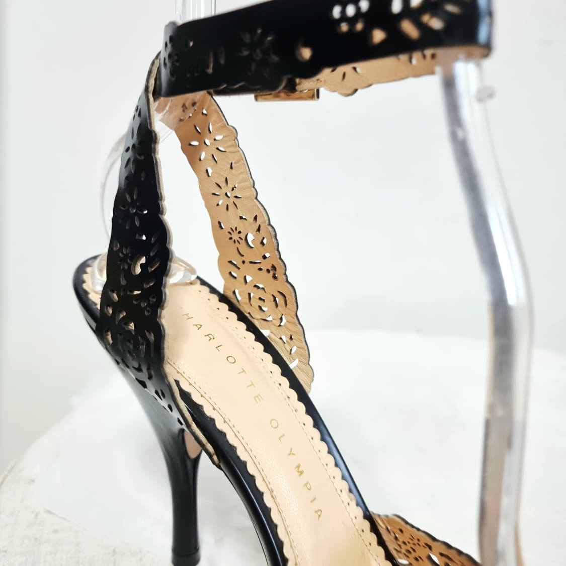 샬롯 올림피아 하이힐 오픈토힐 구두 (37/240) 상태좋음 상품이미지8