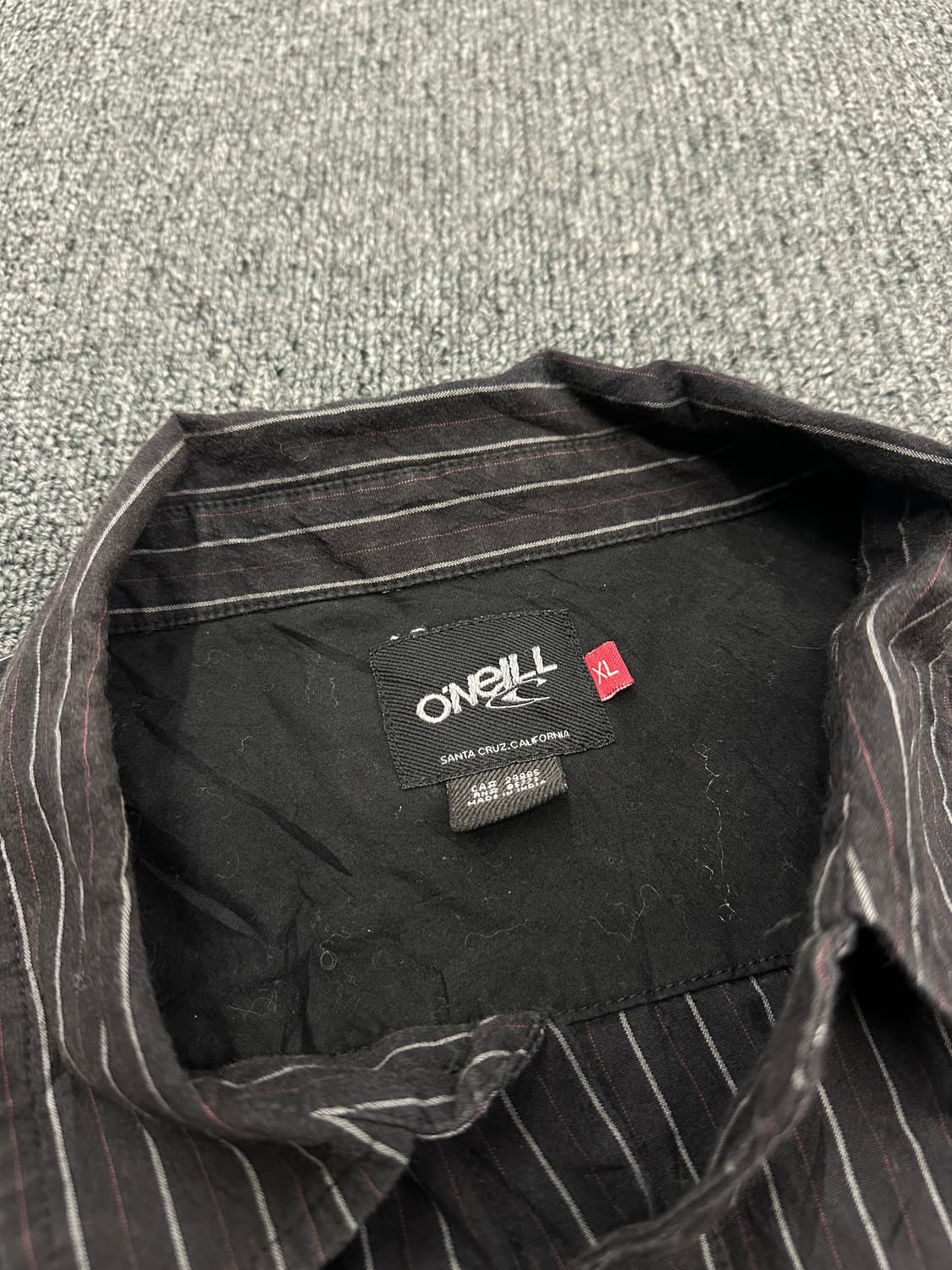 XL) ONEILL 오닐 드래곤 프린팅 스트라이프 셔츠 상품이미지4