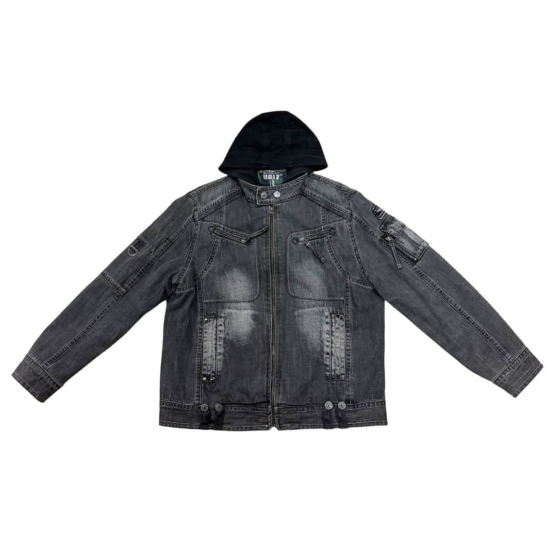 UGIZ 워싱누빔청자켓 상품이미지1