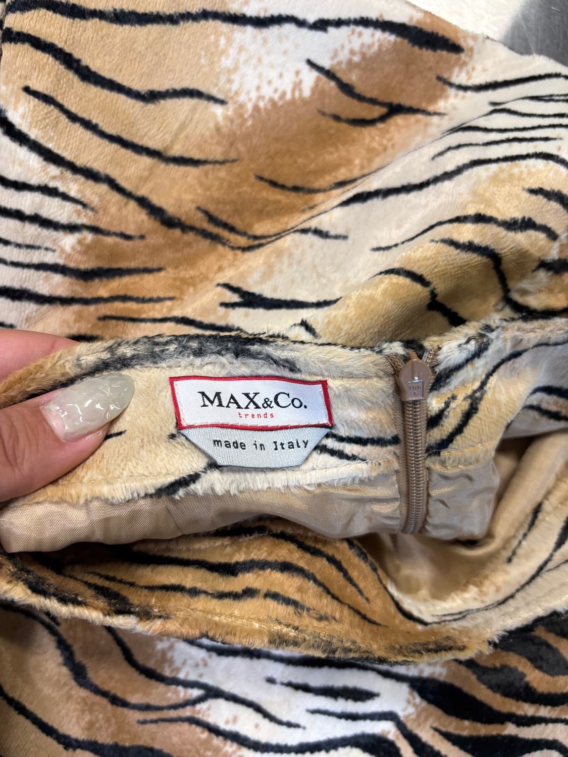 MAX&CO tiger print skirt  상품이미지8